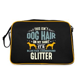 Coonhound This Isn't Dog Hair On My Shirt Dog Club - Retro Bag - black/gold - Back