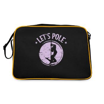 Let's Pole Pole Dance Pole Dancing - Sac Retro - noir/or - Dos
