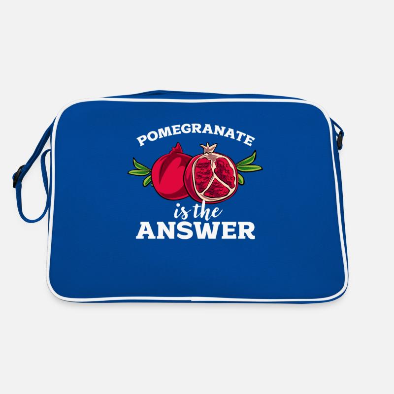 Granatapfel Retro Tasche