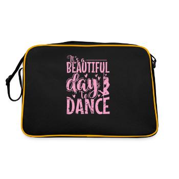 It's a Bautiful Day to Dance Poledance Stange - Retro Bag - black/gold - Back