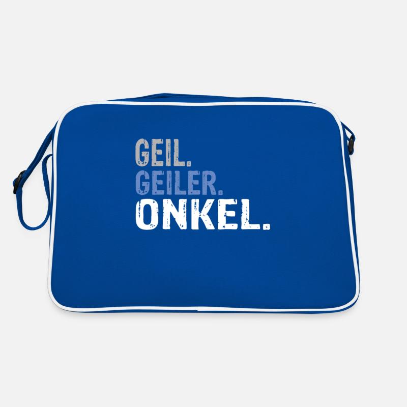 Onkel Onkel Geburtstag Onkel Spruch Onkel Neffe Retro Tasche