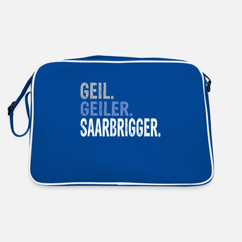 Saarbrigger Saarland Saarländer Saarländisch Retro Tasche