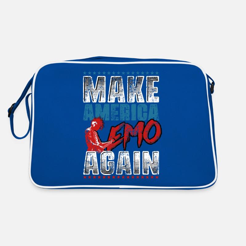 Emoticon Make America Emo Again Emocore Aesthetic Retro Tasche