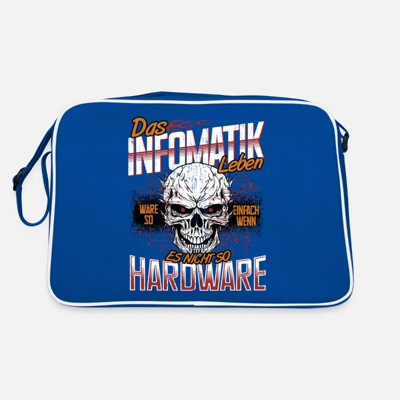 Informatiker Spruch Software Entwickler Nerd IT Retro Tasche