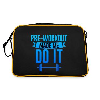 Le pré-entraînement m’a fait le faire 4 - Sac Retro - noir/or - Dos