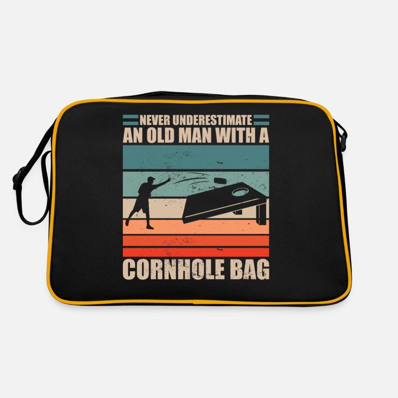Cornhole Game Cornhole Saying Retro Bag