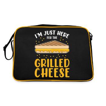 Fromage grillé seulement ici pour le fromage grillé - Sac Retro - noir/or - Dos