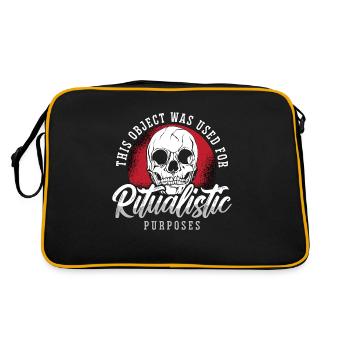 Anthropology This Object Was Used For Archaeology - Retro Bag - black/gold - Back