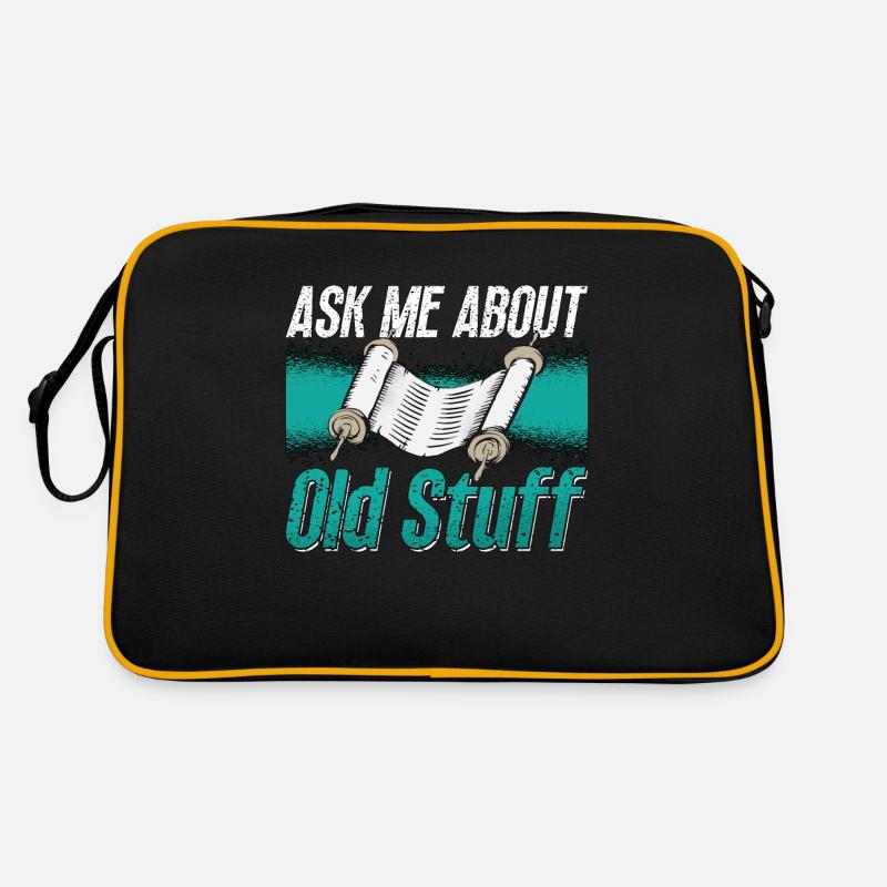 Anthropology Ask Me About Old Stuff Archaeologist Retro Tasche