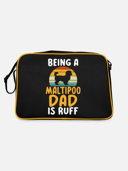 Cadeaux Maltipoo - Sac Retro - noir/or - Dos