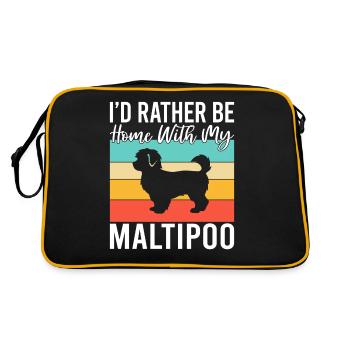 Cadeaux Maltipoo - Sac Retro - noir/or - Dos