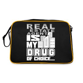 Real Estate Agent Real Estate Agent Choice - Retro Bag - black/gold - Back