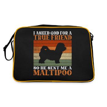 Cadeaux Maltipoo - Sac Retro - noir/or - Dos