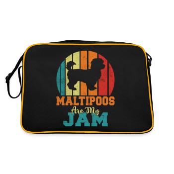 Cadeaux Maltipoo - Sac Retro - noir/or - Dos