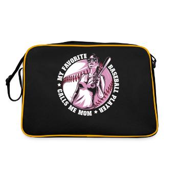 Baseball Maman Baseball Maman - Sac Retro - noir/or - Dos