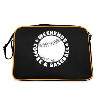 Baseball Baseball Maman - Sac Retro - noir/or - Dos