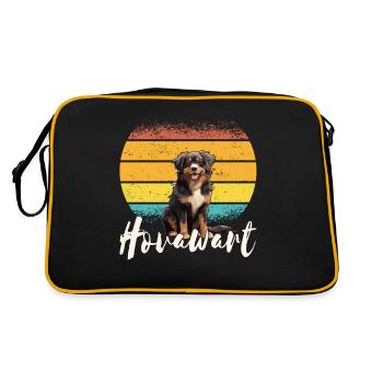 Hovawart propriétaire Farmer Dog Purebred Retro - Sac Retro - noir/or - Dos