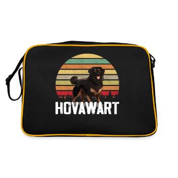Hovawart propriétaire Farmer Dog Purebred Retro - Sac Retro - noir/or - Dos
