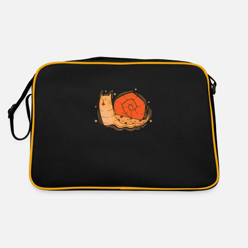 Cat Snail Snail Shell Animal Retro Bag