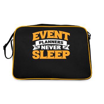 Event Planners Never Sleep Event Planning Event - Retro Bag - black/gold - Back