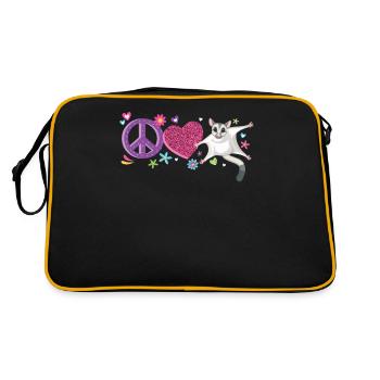 Birthday Girl in 1 Sugar Glider - Retro Bag - black/gold - Back