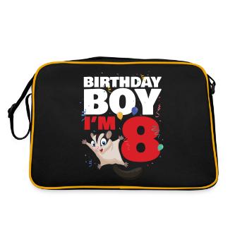 Birthday girl in the 9 Sugar Glider - Retro Bag - black/gold - Back