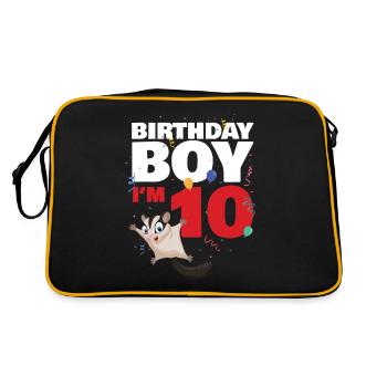 Birthday girl in 11 Sugar Glider - Retro Bag - black/gold - Back