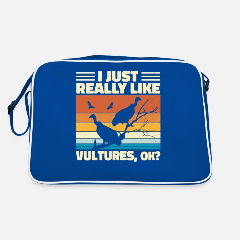 Mein Seelentier ist ein Geier Retro Tasche