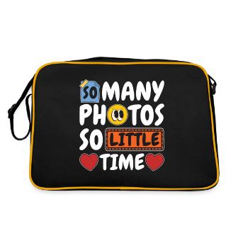Scrapbooking So Many Photos So Little Papercraft - Retro Bag - black/gold - Back