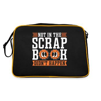 Scrapbooking Not In The Scrapbook Loves Journaling - Retro Bag - black/gold - Back