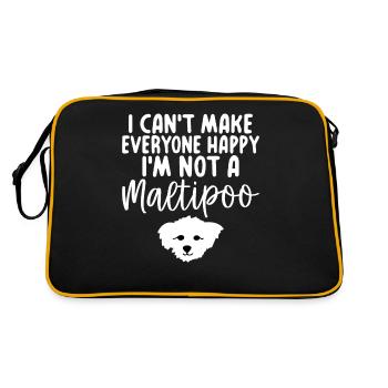 Cadeaux Maltipoo - Sac Retro - noir/or - Dos