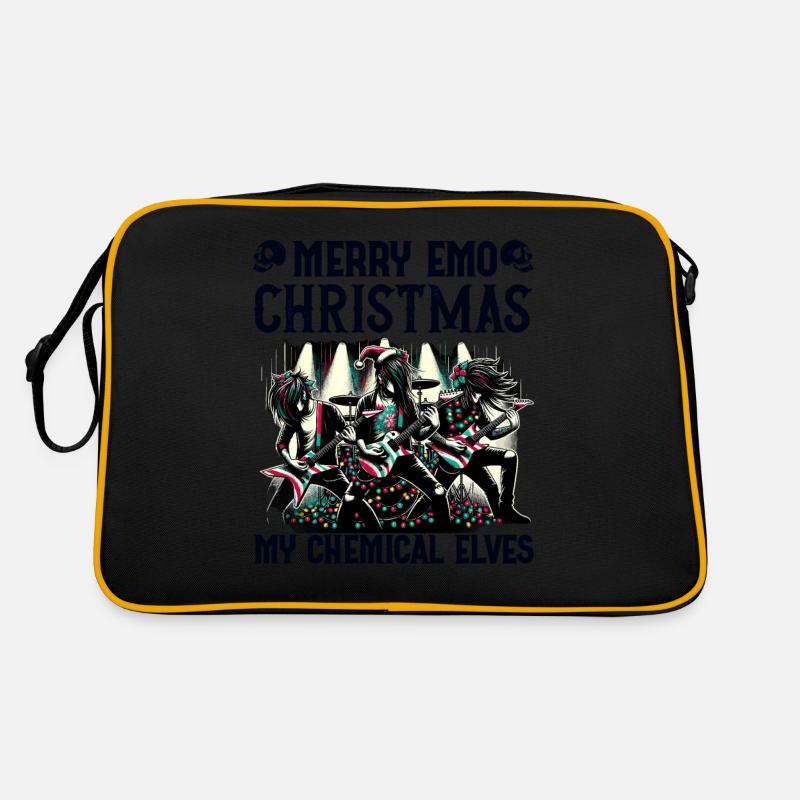 Joyeux Emo Noël Mes Elfes Chimiques Emocore Sac Retro