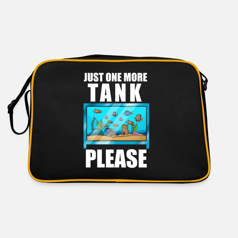 Aquarium Fisch Geschenk Retro Tasche