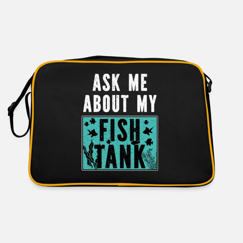Aquarium Fisch Geschenk Retro Tasche