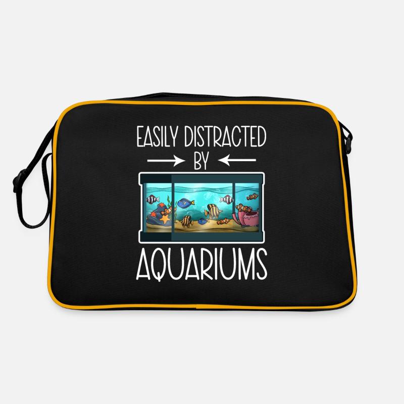 Aquarium Fisch Geschenk Retro Tasche