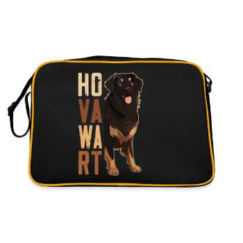 Hovawart propriétaire Farmer Dog Purebred Retro - Sac Retro - noir/or - Dos