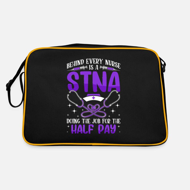 Entschuldigung, Ich Kann - STNA State Getestete Retro Tasche