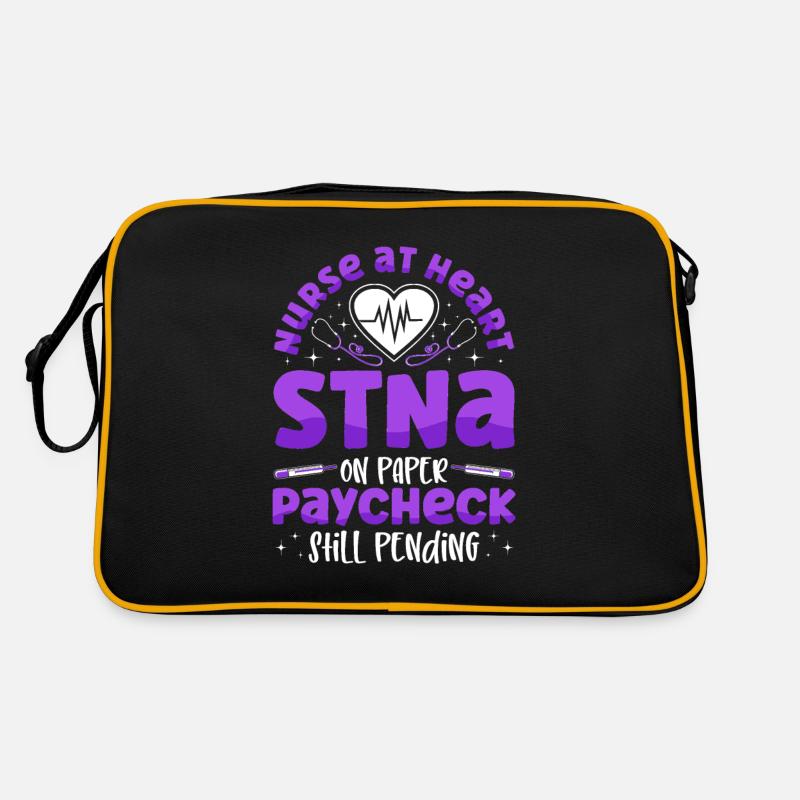Infirmière dans l’âme - STNA State Tested Sac Retro