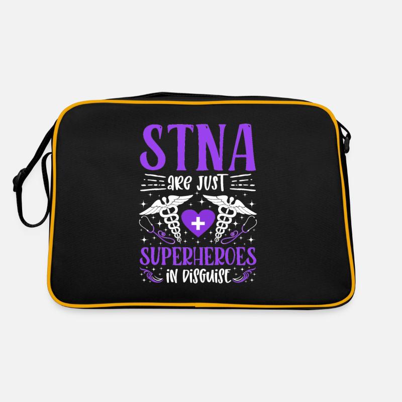 Sind Nur Superhelden - STNA State Tested Nursing Retro Tasche