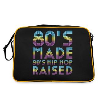 Les années 80 ont fait que le hip-hop des années 90 a augmenté - Sac Retro - noir/or - Dos