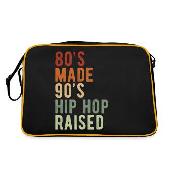 Les années 80 ont fait que le hip-hop des années 90 a augmenté - Sac Retro - noir/or - Dos