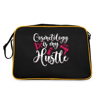 La cosmétologie est mon coiffeur maquilleur - Sac Retro - noir/or - Dos