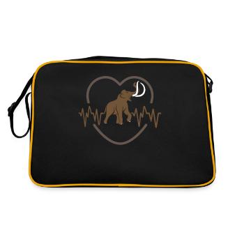 Mammouth - Sac Retro - noir/or - Dos