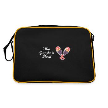 Juggling is real juggling ringmaster - Retro Bag - black/gold - Back