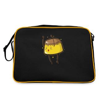 Pudding avec dessert pour le visage - Sac Retro - noir/or - Dos