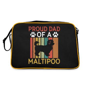 Cadeaux Maltipoo - Sac Retro - noir/or - Dos