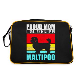 Cadeaux Maltipoo - Sac Retro - noir/or - Dos