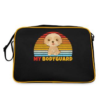 Cadeaux Maltipoo - Sac Retro - noir/or - Dos