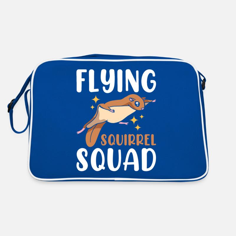 Fliegende Eichhörnchen-Truppe Retro Tasche
