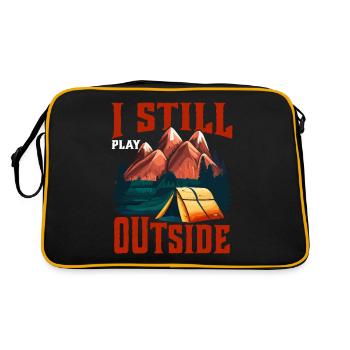 I Still Play Outside 3 - Retro Bag - black/gold - Back